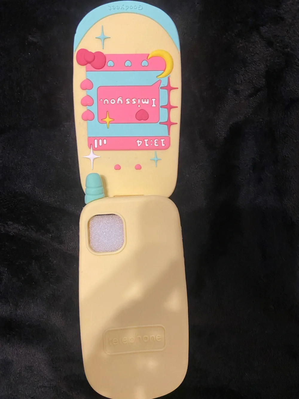 Cute Silicone IPhone 11 or 11 plus Case Cover with 'I miss you' Design